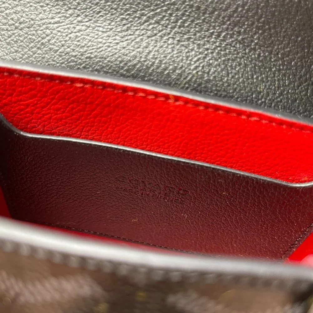 Goyard Limited Release New Nano Structured Saigon - Sold Out - Black/Red NWT - Picture 13 of 15